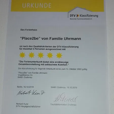 Place2be Holiday home Grafenau (Bavaria)